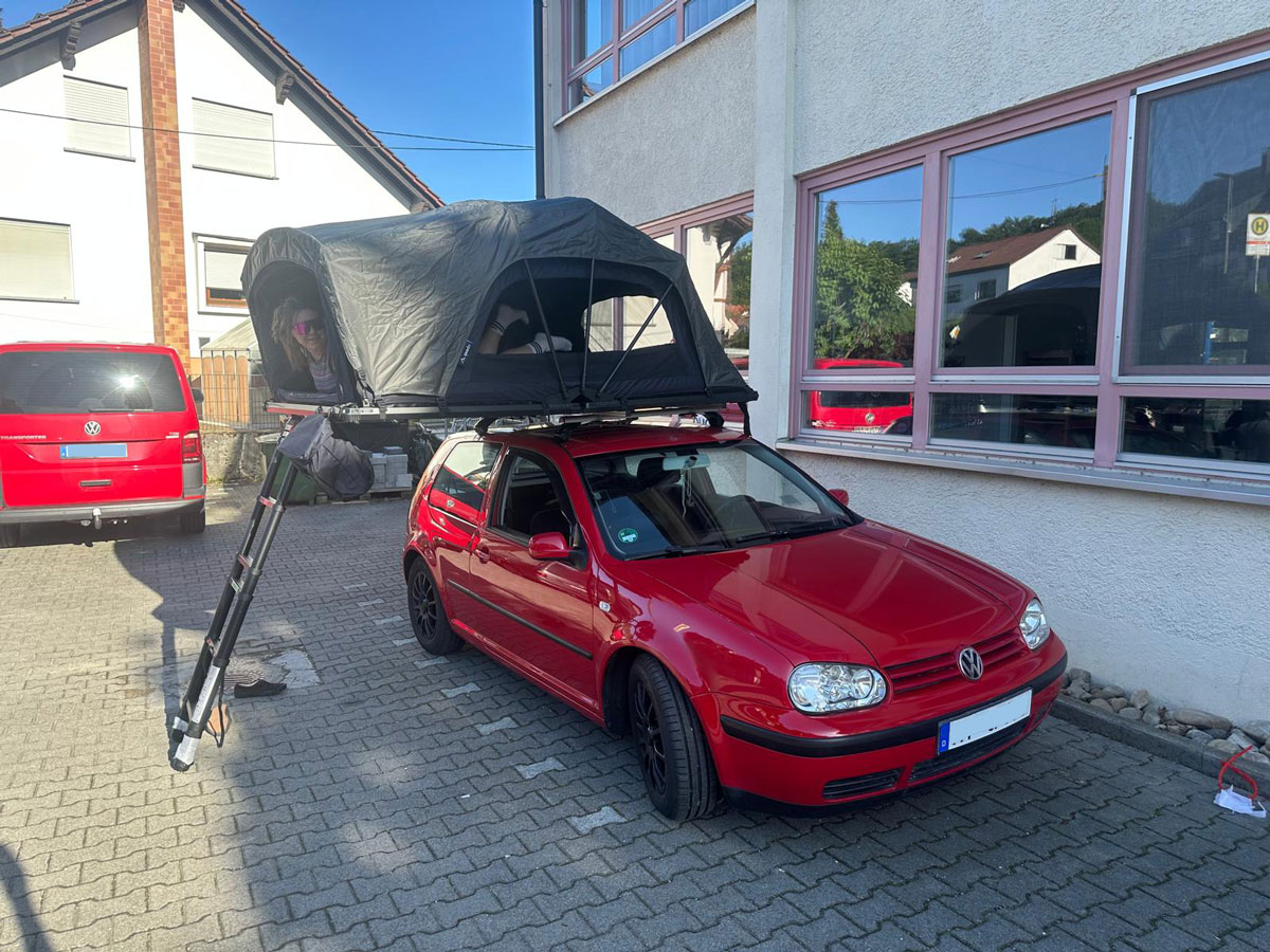 Unser neues Dachzelt: Das Qeedo Freedom Compact 3