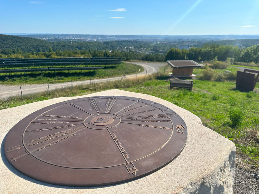 Die Aussicht vom Aussichtspunkt Dachskopf in Sindelfingen kann sich sehen lassen.
