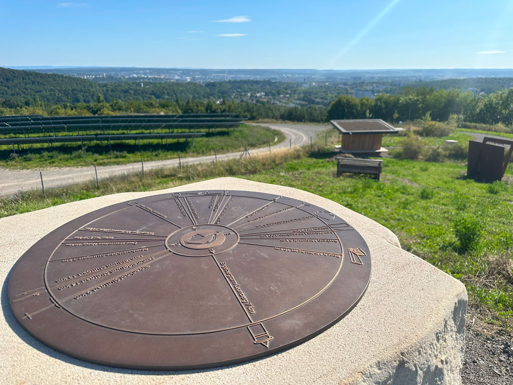 Die Aussicht vom Aussichtspunkt Dachskopf in Sindelfingen kann sich sehen lassen.
